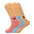 Women's Cotton Mini Half Crew Fruit Ankle Socks 3 Pairs-belleandkai.com