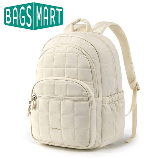 BAGSMART Women's Backpack School Bag for Girls Waterproof Large College Backpack Travel Backpacks Women Laptop Book bag-belleandkai.com