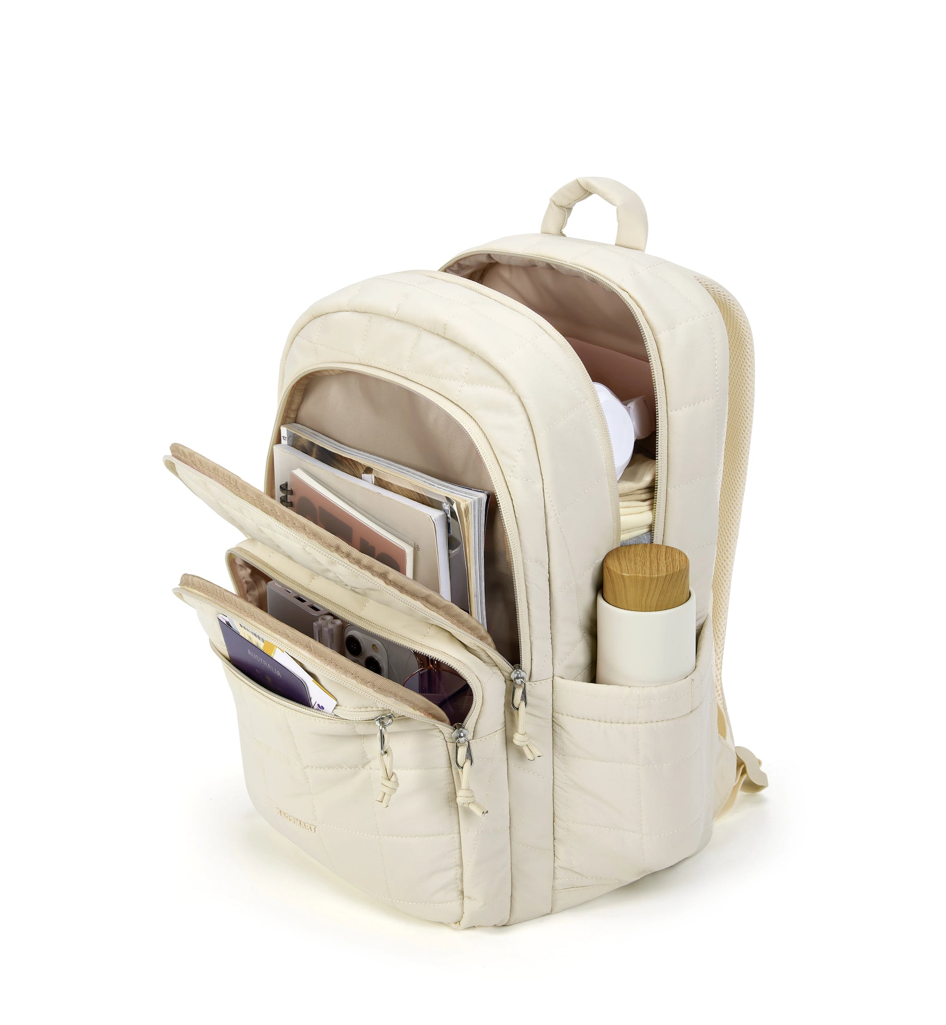 BAGSMART Women's Backpack School Bag for Girls Waterproof Large College Backpack Travel Backpacks Women Laptop Book bag-belleandkai.com