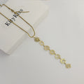 KityKiss 7 Chakra Yoga Necklace Hypoallergenic Gold Pendant for Meditation Boho Spiritual Gift-belleandkai.com