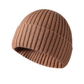 Winter Yarn Knitted Fabric Keep Warm Think Hat For Adult Unisex Skullies & Beanies-belleandkai.com
