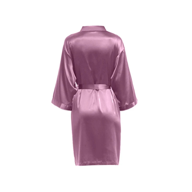 Women Matte Satin Plain colors thick satin Seepwear A9000D-belleandkai.com