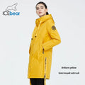 ICEbear 2023 new fall women's coat with a hood casual wear quality fashion autumn parka  brand clothing GWC20035D-belleandkai.com