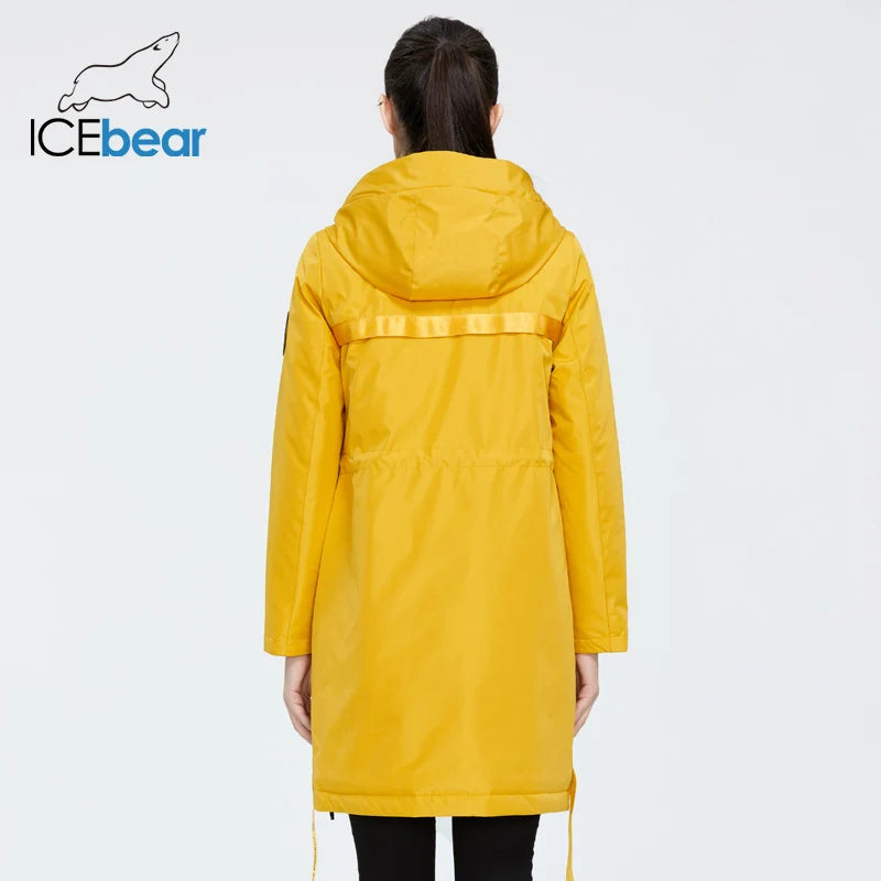 ICEbear 2023 new fall women's coat with a hood casual wear quality fashion autumn parka  brand clothing GWC20035D-belleandkai.com