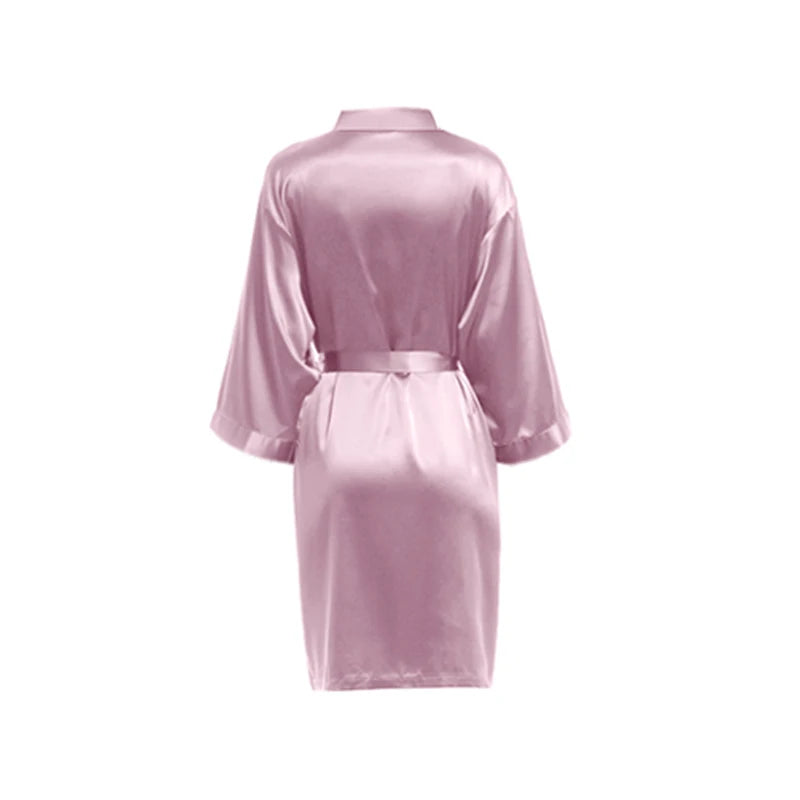 Women Matte Satin Plain colors thick satin Seepwear A9000D-belleandkai.com