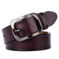 VATLTY 3.2cm Genuine Leather Belt for Women Natural Cowhide Metal Buckle Casual Jeans Trousers Belt Female Waistband Gifts-belleandkai.com