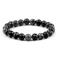 Men Energy Beaded Bracelet 8mm Natural Tiger Eye Stone Lava Rock Agates Stretch Bracelets Bangle Women Yoga Healing Jewelry Gift-belleandkai.com