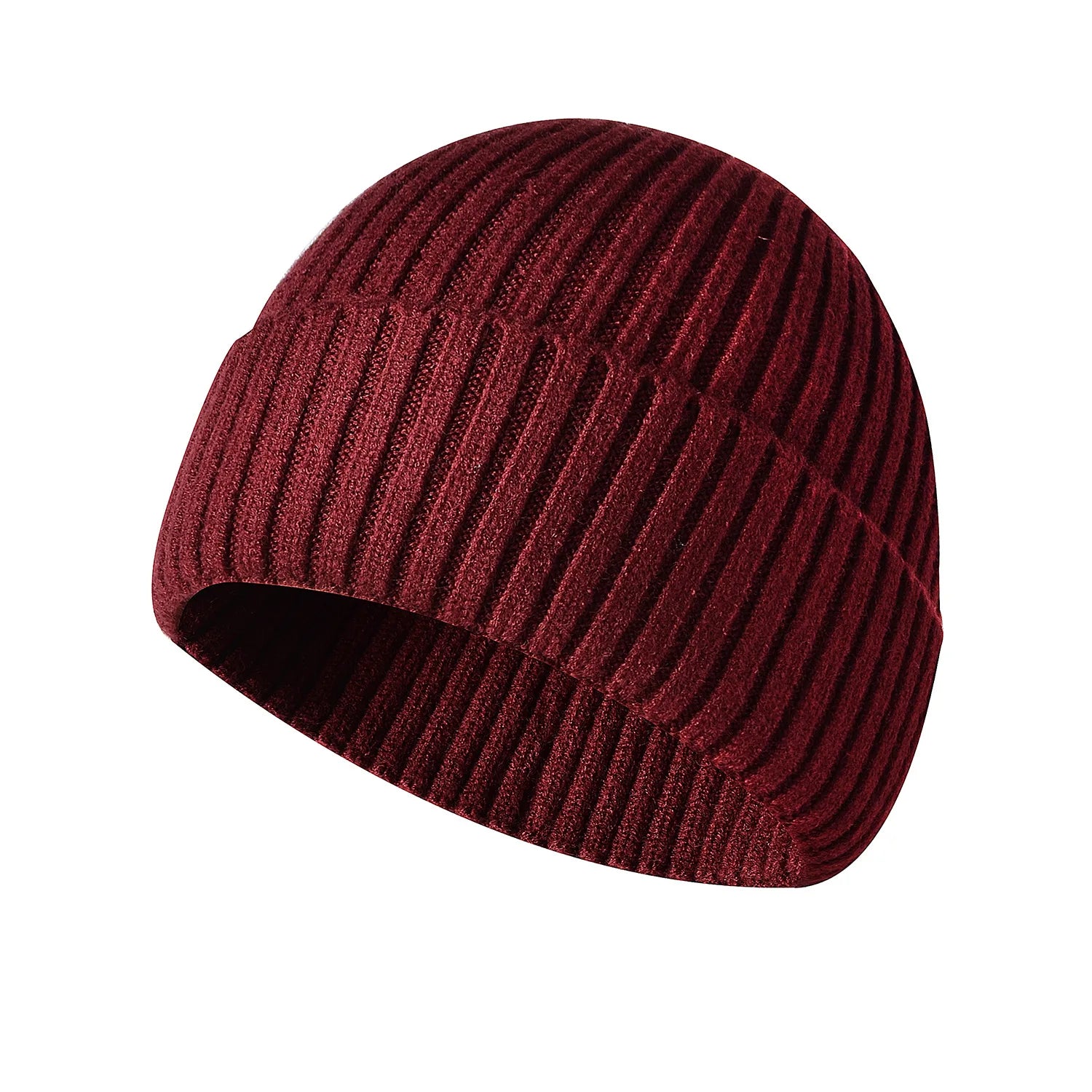Winter Yarn Knitted Fabric Keep Warm Think Hat For Adult Unisex Skullies & Beanies-belleandkai.com