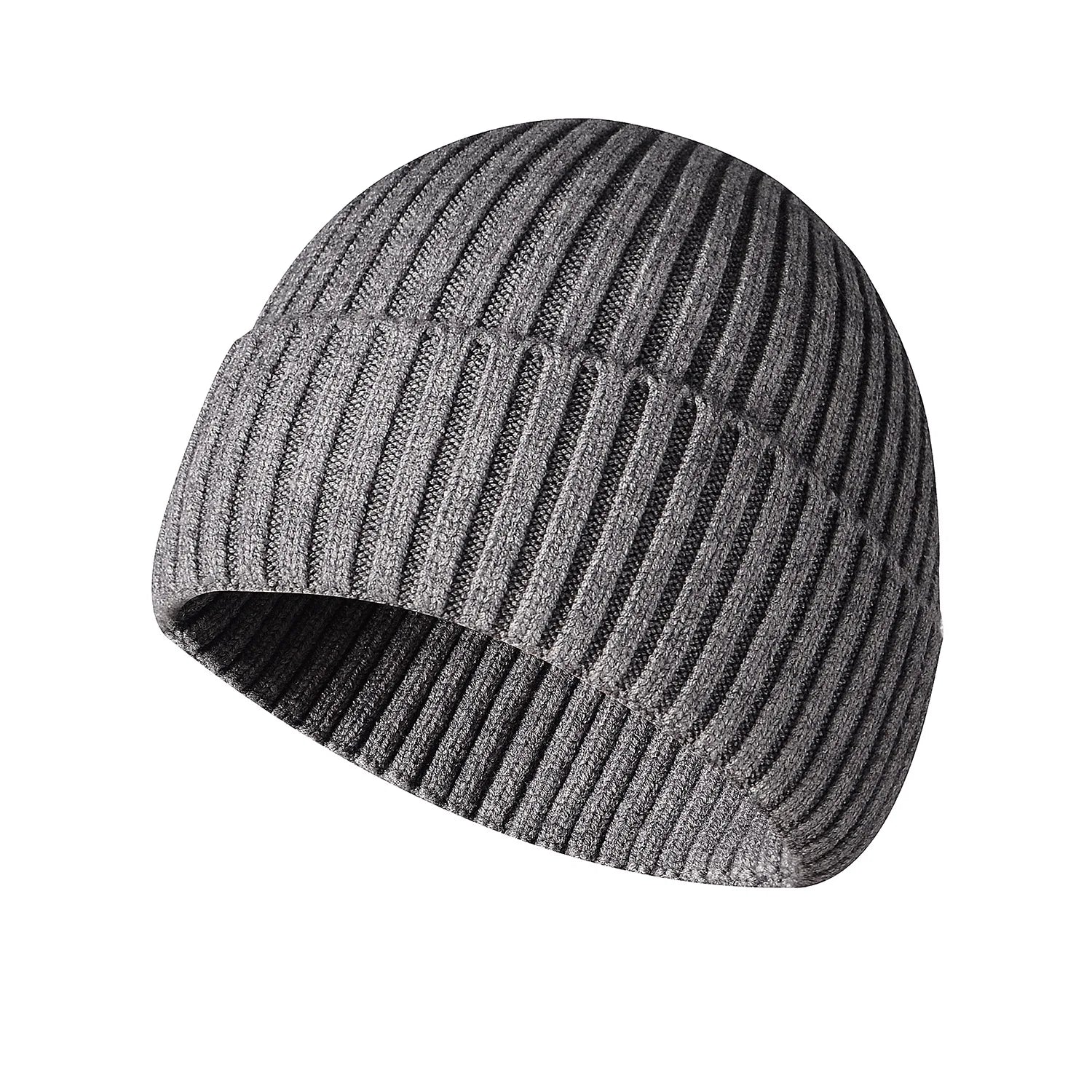 Winter Yarn Knitted Fabric Keep Warm Think Hat For Adult Unisex Skullies & Beanies-belleandkai.com