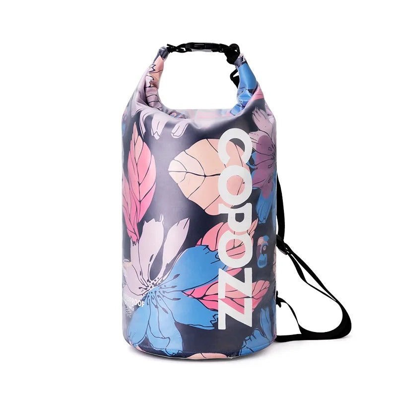 COPOZZ Swimming Bags Waterproof Bag Dry Bag PVC 15L Outdoor Sport Roll Top for Gym Travel Adjustable Personalized Storage Bags-belleandkai.com