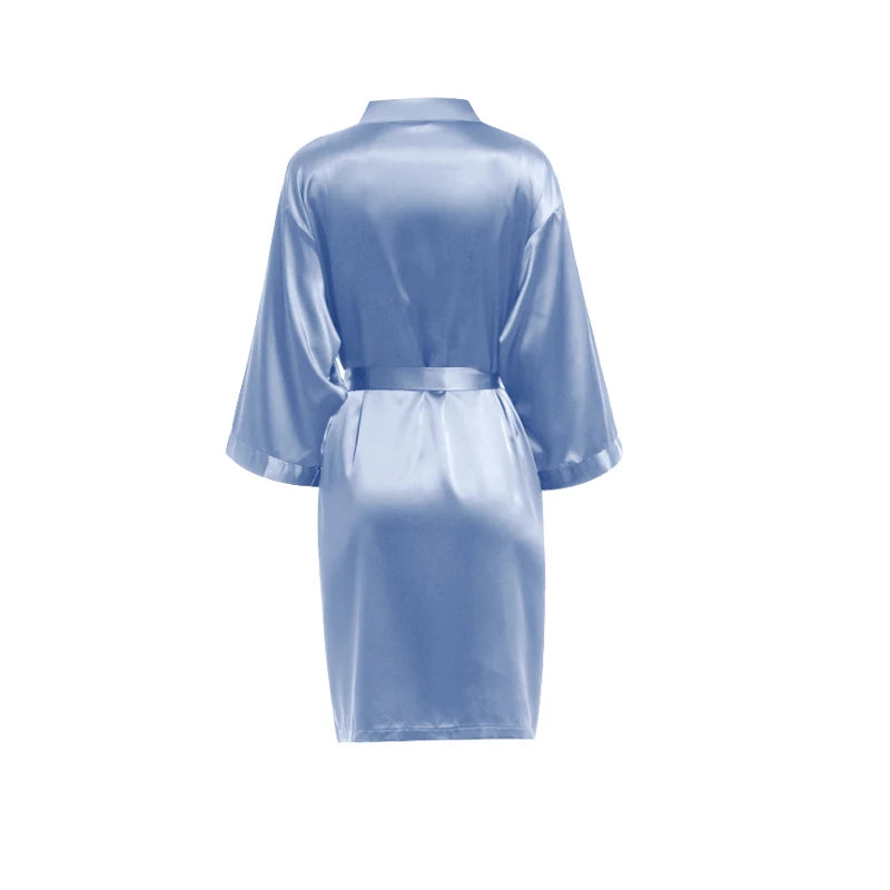 Women Matte Satin Plain colors thick satin Seepwear A9000D-belleandkai.com