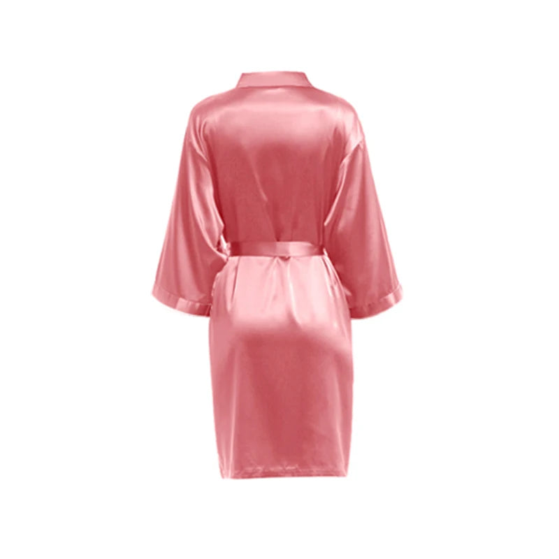 Women Matte Satin Plain colors thick satin Seepwear A9000D-belleandkai.com