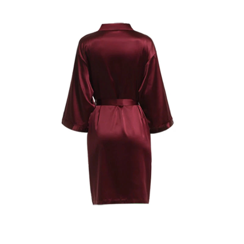 Women Matte Satin Plain colors thick satin Seepwear A9000D-belleandkai.com