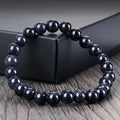Men Energy Beaded Bracelet 8mm Natural Tiger Eye Stone Lava Rock Agates Stretch Bracelets Bangle Women Yoga Healing Jewelry Gift-belleandkai.com