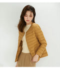 New Autumn Windbreaker 90% Duck Down Matte Fabric Lightweight Coat Ultra Light Women Warm Female Parka  Down Jackets Plus Coats-belleandkai.com