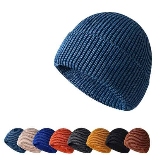 Winter Keep Warm knitted Fabric Hat For Adult Unisex Skullies & Beanies-belleandkai.com