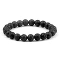Men Energy Beaded Bracelet 8mm Natural Tiger Eye Stone Lava Rock Agates Stretch Bracelets Bangle Women Yoga Healing Jewelry Gift-belleandkai.com