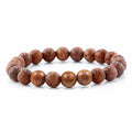 Men Energy Beaded Bracelet 8mm Natural Tiger Eye Stone Lava Rock Agates Stretch Bracelets Bangle Women Yoga Healing Jewelry Gift-belleandkai.com