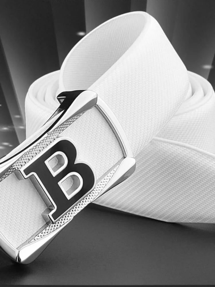 New Letter Belt Men's Leather Summer White Belt Men Fashion Belts for High Quality Ladies Luxury Designer-belleandkai.com