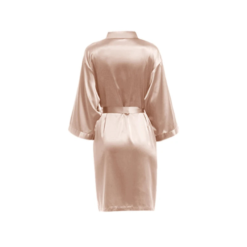 Women Matte Satin Plain colors thick satin Seepwear A9000D-belleandkai.com
