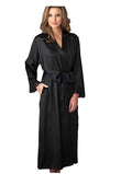 2019 New Sexy Lingerie Transparan Summer Sexy Women's Ladies Bride Robes Kimono Robe Satin Silk Lace Night Wear Gown Sleepwear-belleandkai.com
