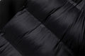 RARF Women's stand-up collar pressure glue zipper Black splicing space cotton jacket jacket for women-belleandkai.com