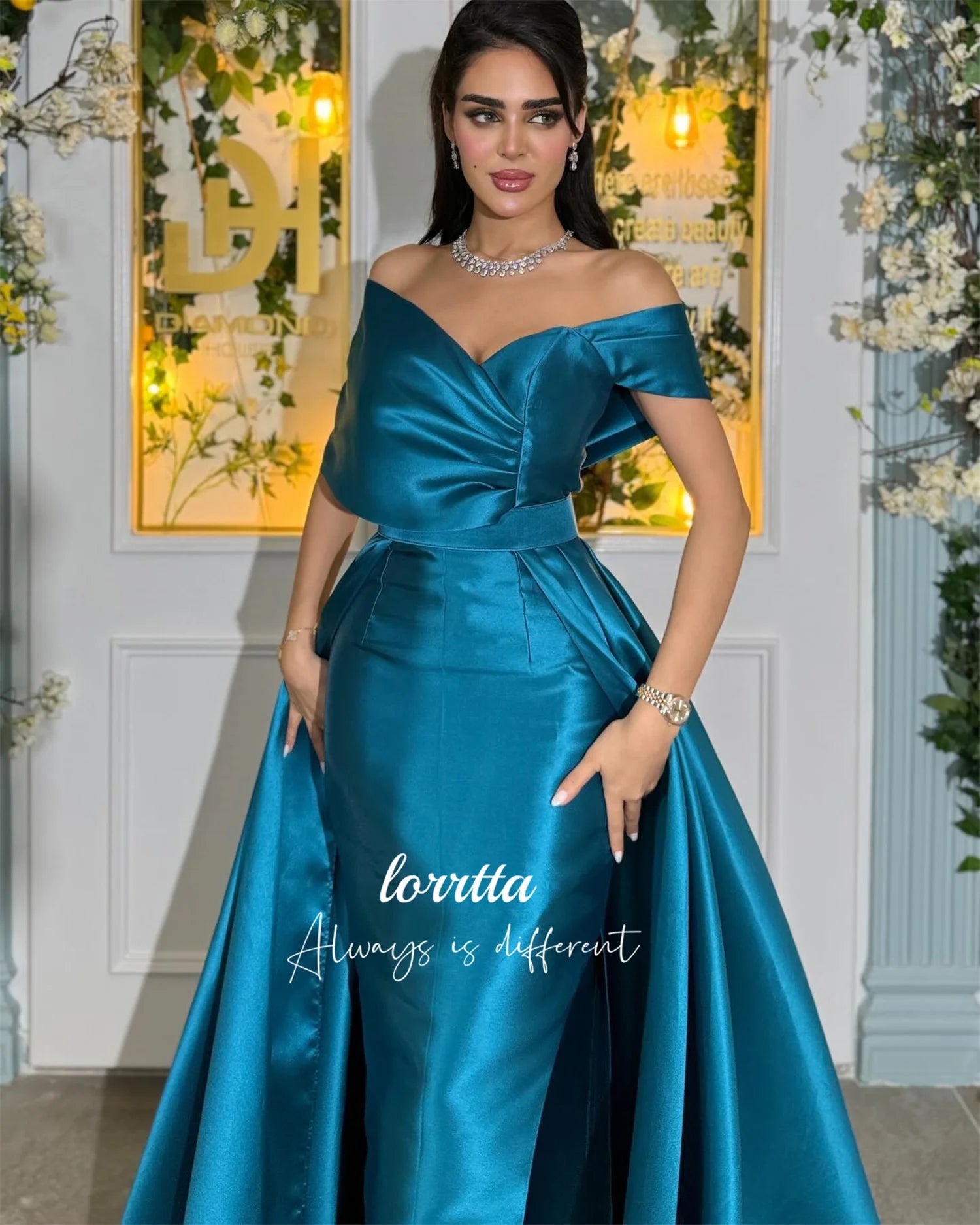 Lorrtta Grace Womens Dresses for Special Occasions Evening Dress Satin Fishtail Cut Luxury Dresses Women 2025 Robe Customized-belleandkai.com