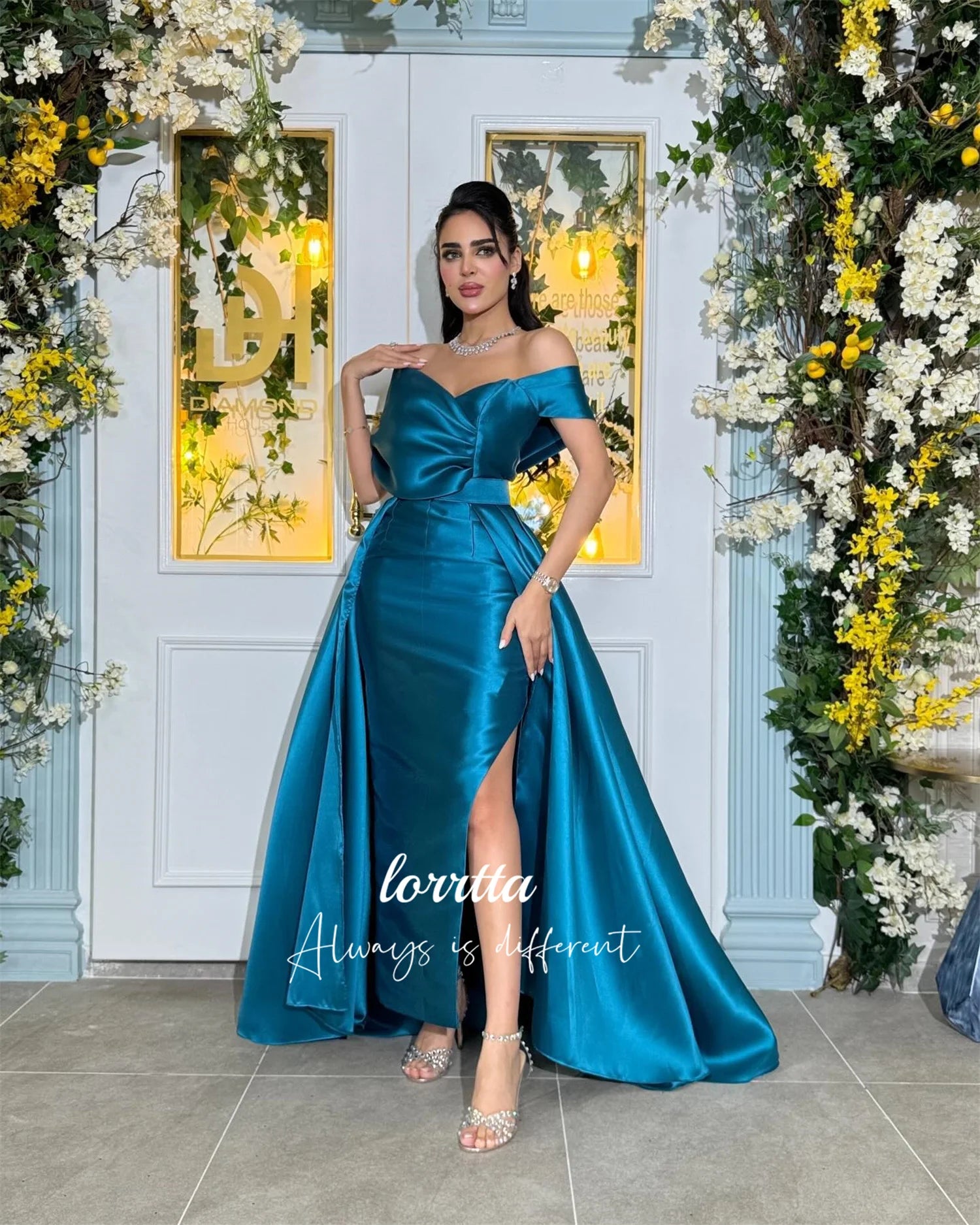 Lorrtta Grace Womens Dresses for Special Occasions Evening Dress Satin Fishtail Cut Luxury Dresses Women 2025 Robe Customized-belleandkai.com