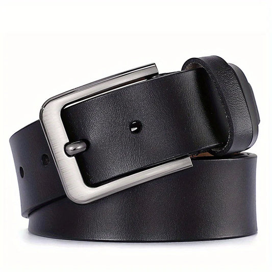 Plus Size 105 110 120 130 140 150 160 170cm Belt for Men Women Genuine Leather Alloy Metal Pin Buckle Waist Betls Straps-belleandkai.com