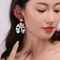 Top Sale Fashion Colourful Dangle Earrings for Women Accessories Stud Earring Y2K Pendientes New In Resin Earings-belleandkai.com
