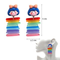 Top Sale Fashion Colourful Dangle Earrings for Women Accessories Stud Earring Y2K Pendientes New In Resin Earings-belleandkai.com