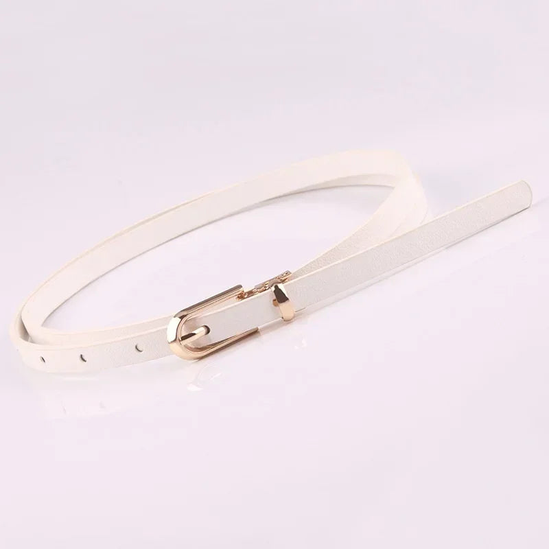 Stretch  Belt Women Fashion Waist Belt Thin Buckle Waistband for Fashion Ladies Belt Dress Apparel Accessories New Style 2023-belleandkai.com