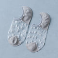 5 Pairs Women Polka Dot Patterned Socks Fashionable Versatile Trendy Creative Socks Comfortable Breathable Casual Short Socks-belleandkai.com