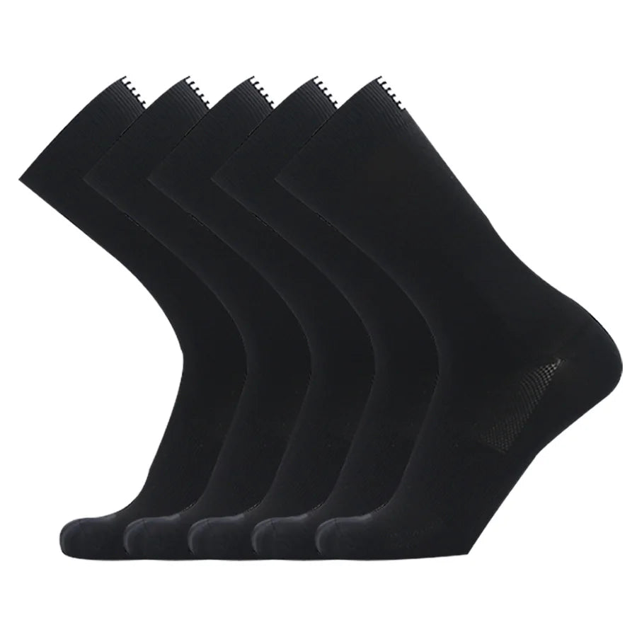 1/5/10/20pair Mid-Calf Athletic Socks For Cycling Running, Sweat-absorbing Breathable Sports Socks For Men Women-belleandkai.com