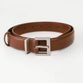 New Luxury Double Genuine Leather Belt for Women Jeans Casual Dress Square Alloy Buckle Ladies Trendy Belts Fashion Waistband-belleandkai.com