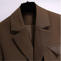 Korean Fashion Blazers Women Coats Spring Autumn Lace-Up Solid Jackets Women's Clothing Elegant Blazers for Women Tailored Coat-belleandkai.com