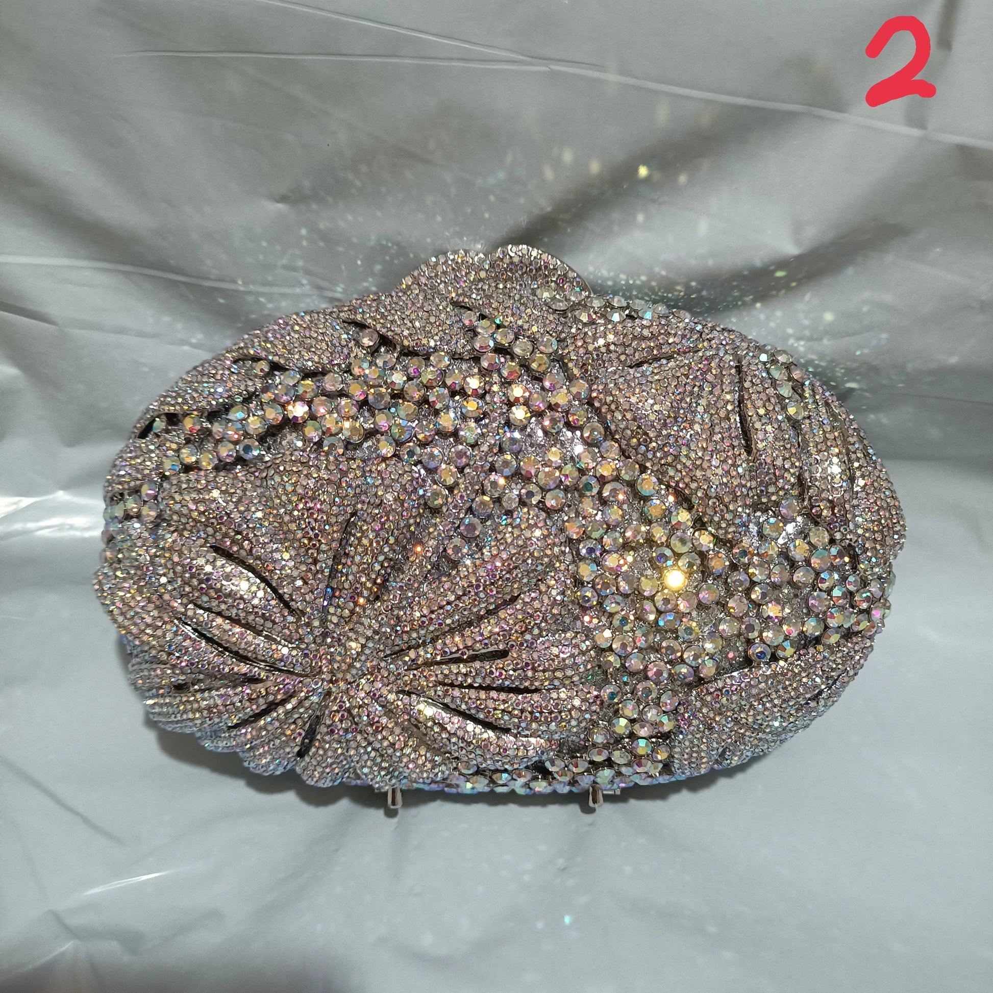 Blue/Yellow/White Multicolored Diamond Crystal Clutch Rhinestone Women Clutches High Quality Phone Wallet Best  Party Purse Bag-belleandkai.com