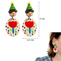 Top Sale Fashion Colourful Dangle Earrings for Women Accessories Stud Earring Y2K Pendientes New In Resin Earings-belleandkai.com