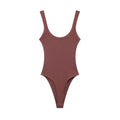 TRZA-Skinny Ribbed Bodysuits for Women, O Neck, Straps, Snap-Button, Female Playsuits, Sexy Fashion-belleandkai.com