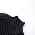 Women Autumn Winter Casual Mock Neck Solid Dress Inner Layer Long Sleeved Knit Dress Loose Mid-Length Versatile Sweater Dress-belleandkai.com