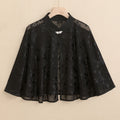 Cloak Summer Capes Ponchos Coats Fashion Clothes Women Clothing Tops Streetwear Party Vintage Casual Elegant Outerwear-belleandkai.com