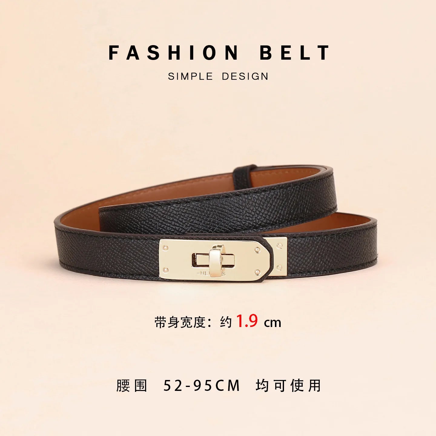 Adjustable Plutonium Leather Ladies Dress Accessories Slim Belts Thin Women Belt Belts Alloy Buckle Fashion Female Waist-belleandkai.com