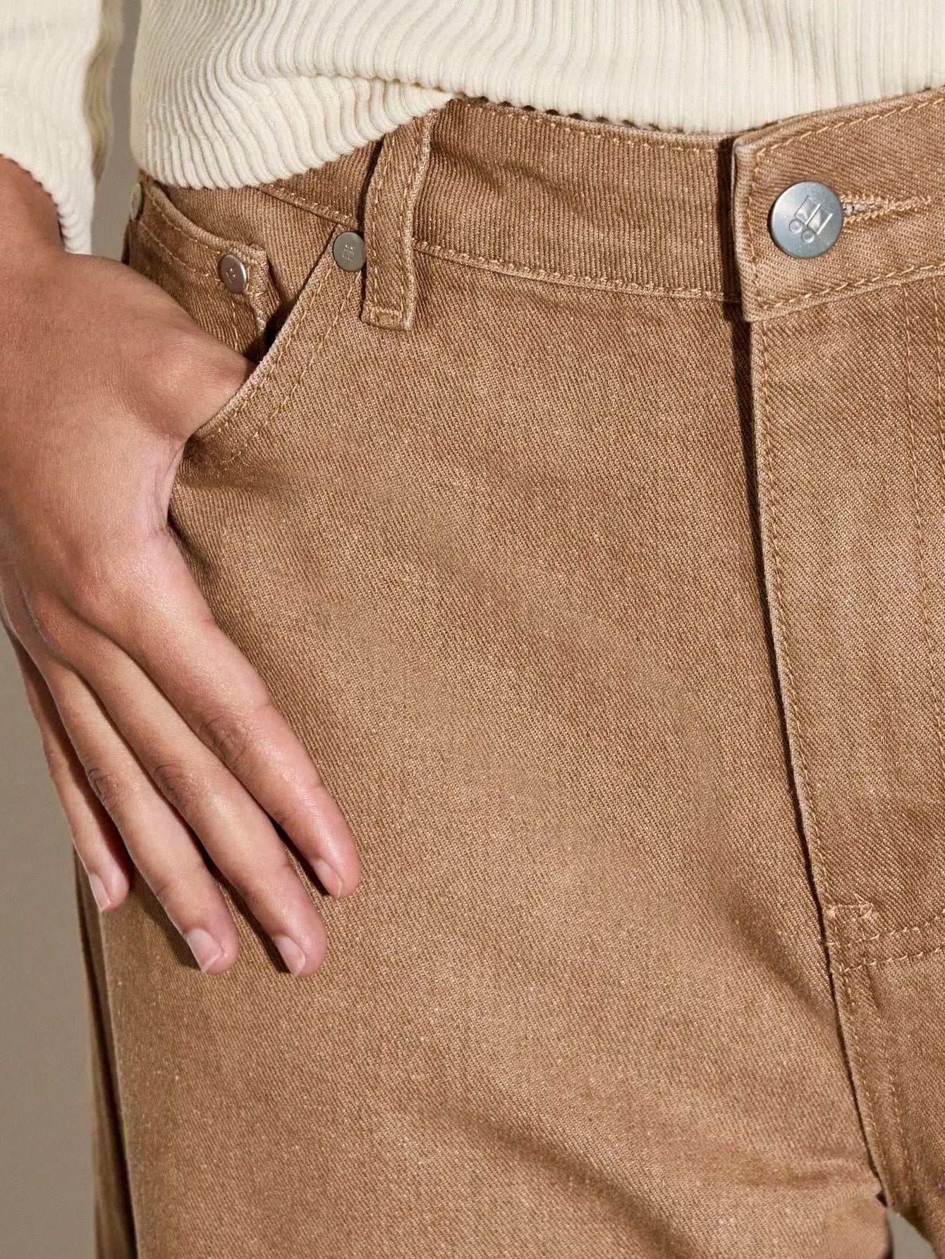 European style  American retro  high waisted wide leg jeans for women  new style for spring summer 2025  loose and slimming effe-belleandkai.com