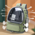 Transparent Pet Cat Carrier Bag Outdoor Travel Backpack for Cats Small Dogs Breathable Cat Carrying Bag Pet Supplies-belleandkai.com