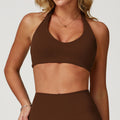 Women Sports Underwear Top Push Up Fitness Halter Yoga Bra Workout Bra Sport Tops For Women Breathable Running Vest Gym Wear-belleandkai.com