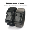 VATLTY New Tactical Outdoor Belt for Men and Women Aluminum Alloy Buckle Quick Release Elastic Belt Casual Belt Jeans Waistband-belleandkai.com