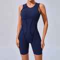 Women Tracksuit Sports Overalls Padding Sporty Jumpsuit Sportswear Woman Gym Set Sleeveless Yoga Clothing Suit for Fitness Set-belleandkai.com