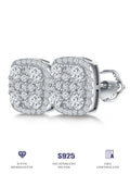 Cushion Earrings Moissanite Stud Earring for Woman Full Diamond Earring Engagemet New 2025-belleandkai.com