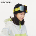 VECTOR Children's Embroidered Ski Knitted Hat Solid Color for Warmth, Warmth, Comfort, and Skin Friendly Trend Versatile-belleandkai.com