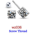 DJMAX 0.5-2ct Moissanite Diamond Stud Earrings for Women Original 925 Sterling Silver Lady's Moissanite Earring New 2025-belleandkai.com